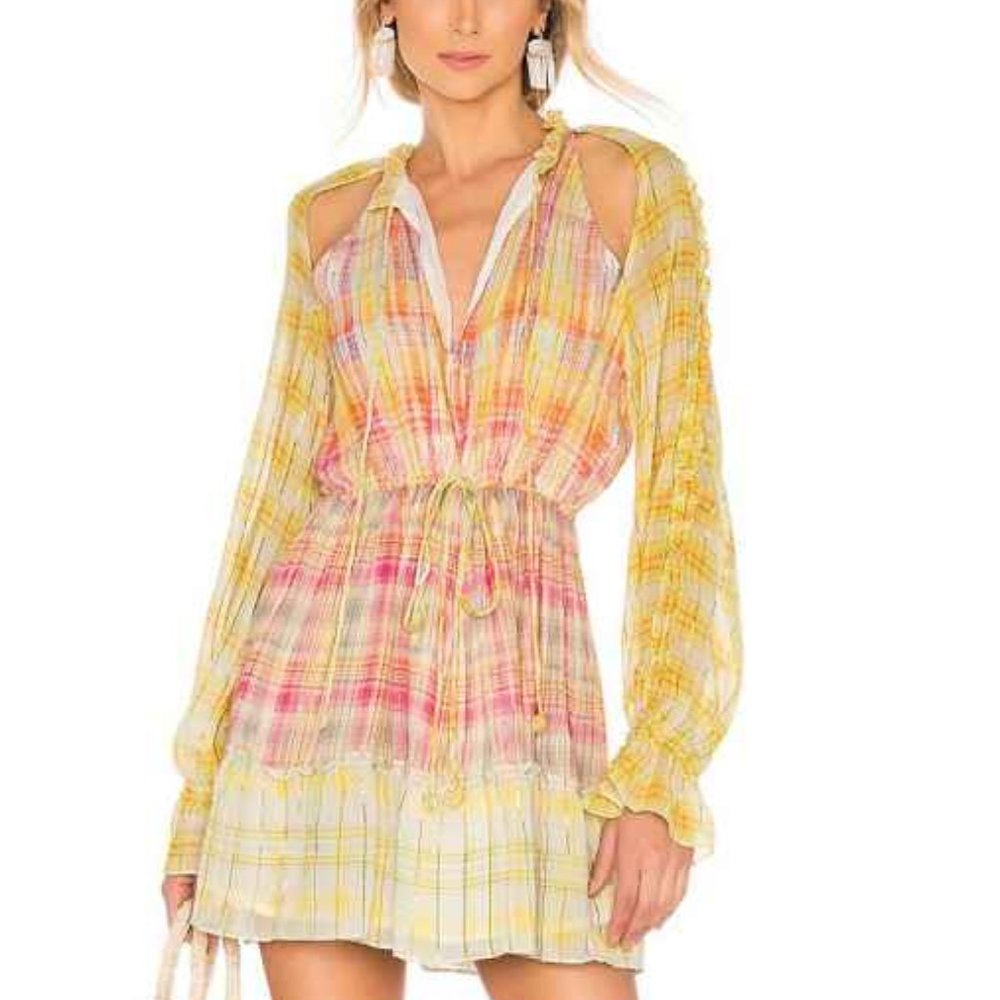 Hemant and Nandita Thick and Thin Stripe Mini Dress